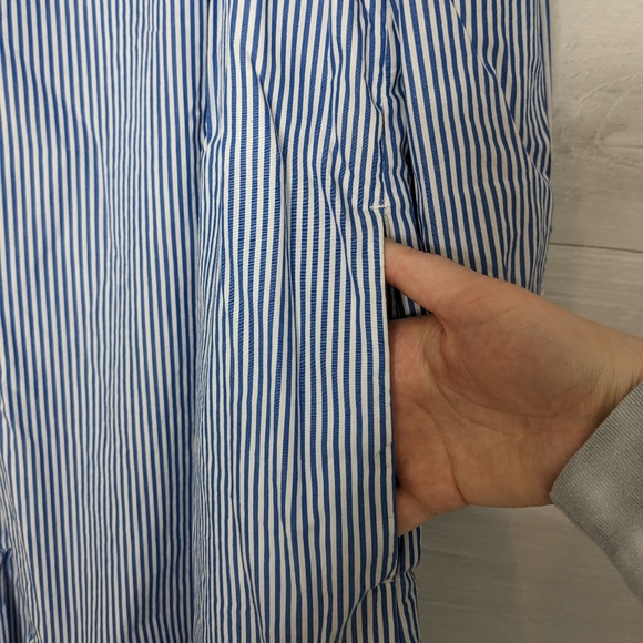 J. Crew Embroidered popover cotton dress with ruffle hem Size S - Picture 10 of 11